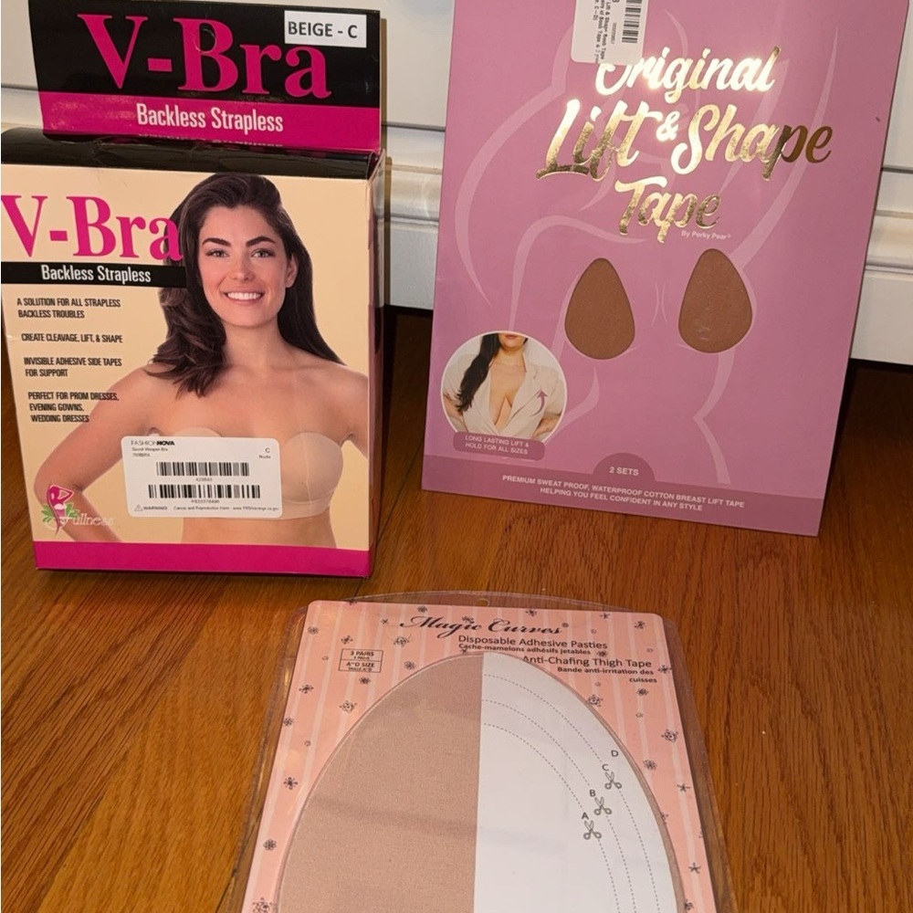 Shape Tape and Sticky Bra
